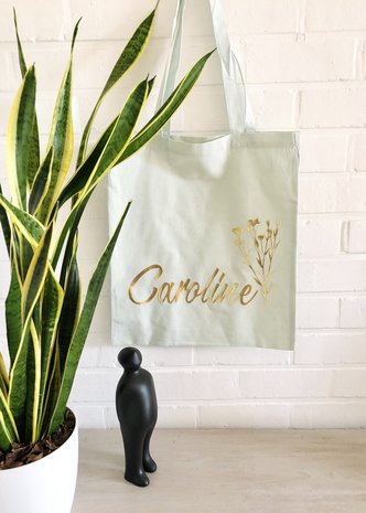 Tote bag eigen tekst/logo